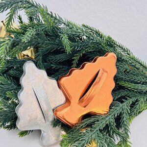 Vintage Christmas Tree Cookie Cutters w/Straps